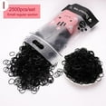 thumbnail image 1 of Heliisoer Bande de Caoutchouc Jetable Colorée pour Cheveux Tout-Petits 1000 Pcs/ensemble, 1 of 2
