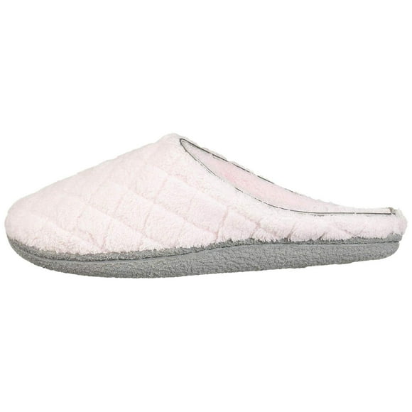 Dearfoams Women's Quilted Terry Clog Mule Slipper -