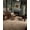 Bark / Natural, variant on Newman Wheat / Natural 18" x 18" Sample Rug