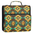 thumbnail image 5 of FORMRS Zipper Binder with Shoulder Strap 2-inch Ring 500 Sheet Capacity File Bag, Geometric Patterns, 5 of 5