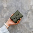 thumbnail image 1 of Cartera corta sencilla con estampado de cocodrilo para mujer, cartera de mano para mujer, monedero, tarjetero pequeño, 1 of 5