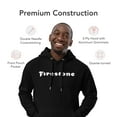 thumbnail image 5 of Firestone Apparel Pullover Hoodie - Fashion Hooded Sweatshirt with Logo Print – Lightweight, Soft Comfort Fleece - Unisex for Men or Women - America’s Tire Since 1900 - Red White (Black Print - 4xl), 5 of 7