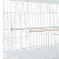 thumbnail image 4 of Yaheetech Flight Cage with Slide-out Tray & Wood Perches for Small birds, White, 4 of 8