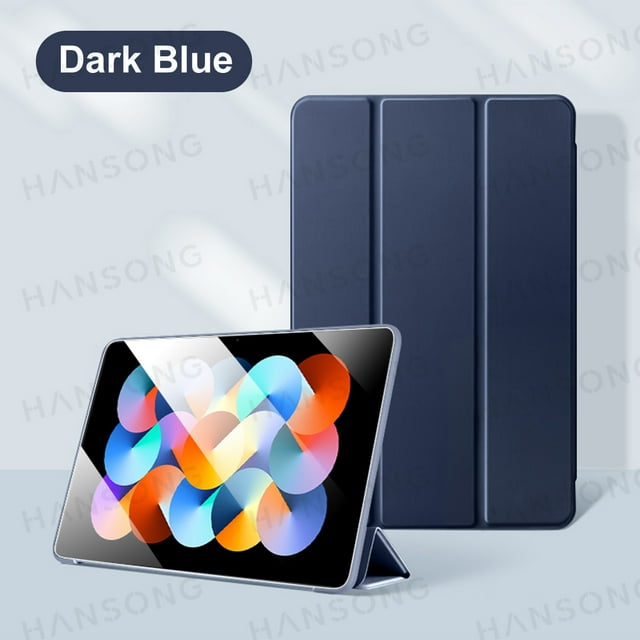 For Redmi Pad Case Flip Stand PU Protective Cover For 2022 Xiaomi Redmi Pad 10.61 inch Leather Shell Tablet Protective Case Dark blue Redmi Pad 10.61 inch
