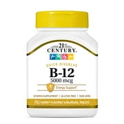 21st Century Vitamin B-12, 5000 mcg, 110 Count