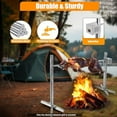 thumbnail image 3 of 53" Electric Rotisserie Grill Kit, 88.18lbs Capacity Large Spit Roaster BBQ Grill 360° Rotatable Outdoor Picnic Cooker Grill 25W with Adjustable Height, for Outdoor Camping Party, 3 of 6