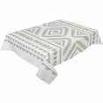 thumbnail image 2 of Boho Sage Green Geometric Tablecloth Rectangle Table Cloth 60x84 , Waterproof Tablecloth Outdoor Table Cloth, Vintage Southwestern Stripes Washable Table Cover for Kitchen Dining Party, 2 of 8