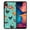 Barnyard Chicken Roosters Teal Background, variant on WIRESTER Shockproof Soft Rubber Cover Case for Samsung Galaxy A20 / A30 6.4" 2019, White Whale Moby Dick
