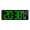 Green, variant on Outoloxit 17.3 Inch Large LED Digital Wall Clock with Remote Control, Alarm, Temperature Humidity Display, and Night Light for Living Room, Bedroom