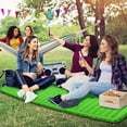 thumbnail image 2 of Goplus 3 Inch Inflatable Camping Sleeping Pad Waterproof & Comfortable Sleeping Mat Green, 2 of 10