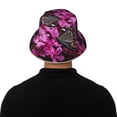 thumbnail image 5 of Fuzoiu Pink Blossoms Butterfly Print Reflective Bucket Hat,Outdoor Hat for Men and Women,Bucket Hat for Travel Fishing Hunting Summer Camp, 5 of 6
