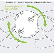 Phonak CeruShield Disk Wax Guards لمساعدات السمع Marvel