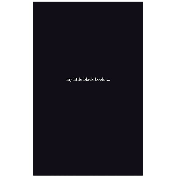 little black book: little black book writing journal, (Paperback)