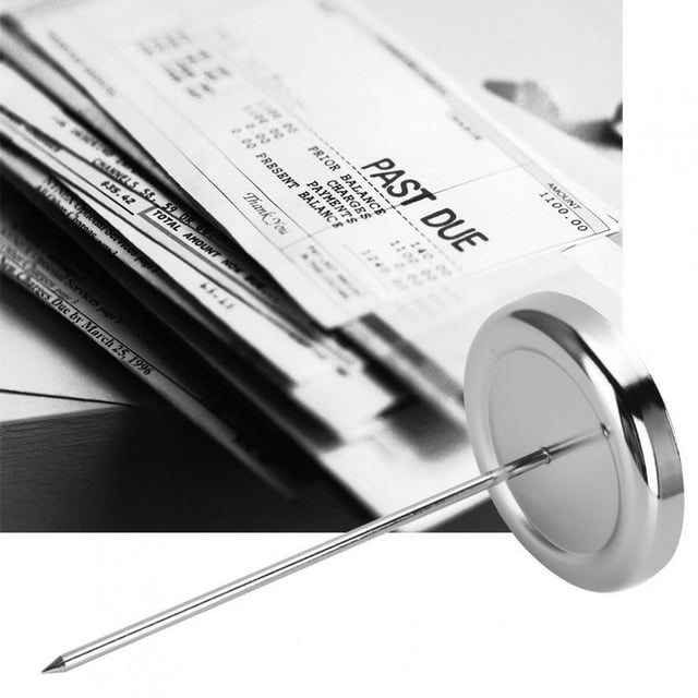 Durable Corrosion Resistance Invoice Spike, Receipt Fork, For Office Restaurants More Stable With A Steady Base