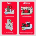 thumbnail image 4 of Adornos navideños 2021, adornos navideños colgantes, adornos personalizados, regalos de bricolaje para miembros de la familia, amigos, decoración creativa para colgar en las fiestas, resina, 4 of 5