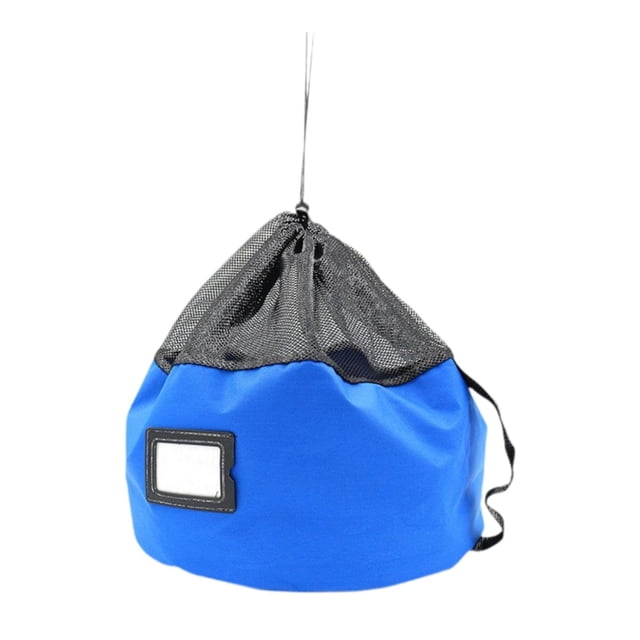 Lipstore RV Hose Storage Bag Organization Utility Bag Oxford Portable Pouch Drawstring Mesh Top for Home Yard Electrical Cords Kitchen Blue