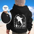 thumbnail image 2 of Byoo Little Girls Preppy Hoodie Kids Graphic Fall Pullover Hooded Sweatshirt with Pocket, 2 of 4