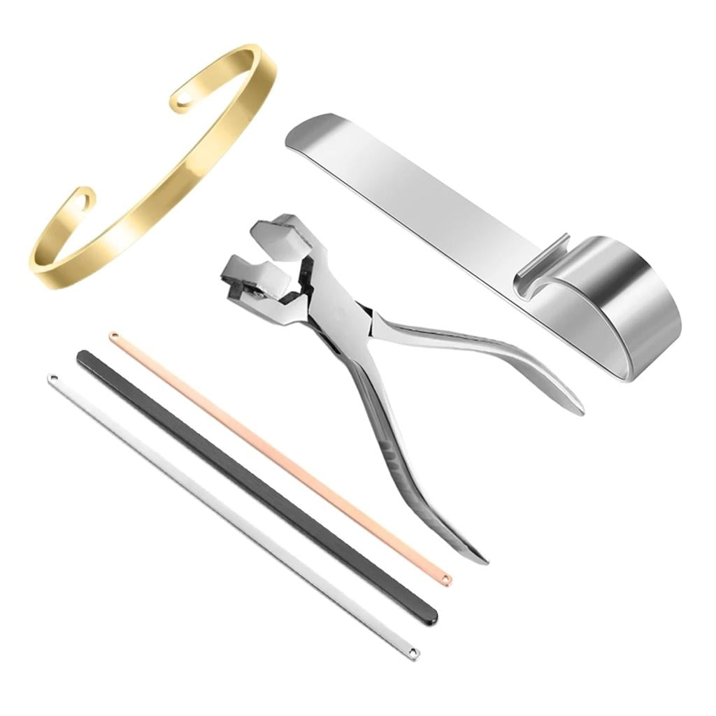 Lerpwige Bracelet Bending Pliers and Bending Bar Set Jewelry Making Tool Supplies