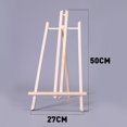 thumbnail image 1 of Mini caballete de madera de escritorio para niños, pequeño caballete plegable para óleo, caballete de mesa, trípode, 1 of 5