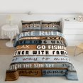 thumbnail image 2 of Feelyou Lodge Cabin Men Bedding Comforter Set, Vintage Old Barn Door Twin Comforter Sets, Rustic Farmhouse Theme Reversible Bedding Set, Ultra Soft Bedroom Decor, 2pcs, 2 of 8