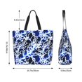 thumbnail image 5 of Yiaed Blue Lightning2 Print Handbag for Women Tote Purse Shoulder Bag Large Fashion Hobo Purse Handbag Shopping Tote, 5 of 5