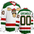 thumbnail image 2 of #00 Clark Griswold Hockey Jersey Christmas Movie V-Neck Long Sleeve Sportwear Women Men Sport Sweatshirt, 2 of 12