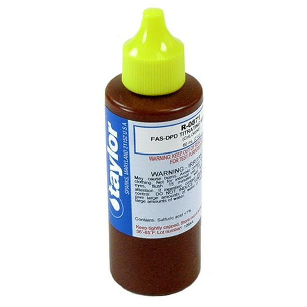 Taylor Technologies R0871C12 FasDpd Titrating Reagent, Chlorine