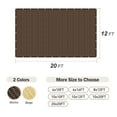 thumbnail image 4 of Outdoor Sun Shade Cloth 12x20 FT, Pergola, Deck, and Backyard Patio Sunshade with UV Protection, Heat Resistant HDPE Material, Reinforced Grommets, 4 of 7
