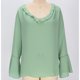 thumbnail image 4 of HongQid Women's Casual V Neck Tiered Ruffle Bell Long Sleeve Blouse Shirt Tunic Top, 4 of 5