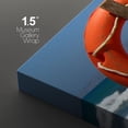 thumbnail image 4 of wall26 Canvas Print Wall Art Set Lifeguard Buoy on Sandy Beach Shoreline Ocean Nature Photography Realism Nautical Scenic Colorful Multicolor Ultra for Living Room, Bedroom, Office - 24"x36&quot, 4 of 5