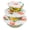 Honey Peach, variant on Travelwant 3Pcs/Set Reusable Beeswax Food Wraps, All-Natural and Reusable Food Wraps, Sustainable, Fresh Design Beeswax Wrappings, Bowl Cover, Zero Waste Biodegradable Sandwich Wrappers