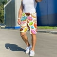 thumbnail image 6 of Sikiie Color Donut Mens Pajama Shorts, Lightweight Lounge Pant with Pockets Soft Sleep Pj Shorts for MenMedium, 6 of 6