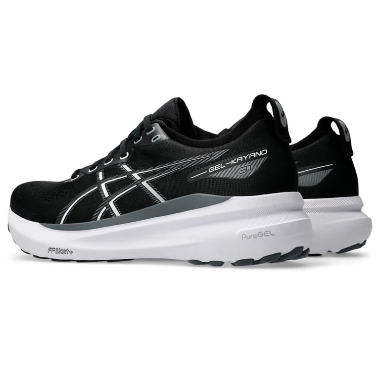 ASICS GEL-KAYANO31 エクストラワイド ASICS Men's Gel-Kayano 31 Running Shoes, Black/White, US 9 Extra