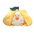 thumbnail image 3 of Cojín de peluche de pera para decoración de habitación de niños, muñeco de peluche de acurrucable con cremallera para regalos de cumpleaños 35 centímetros, 3 of 8