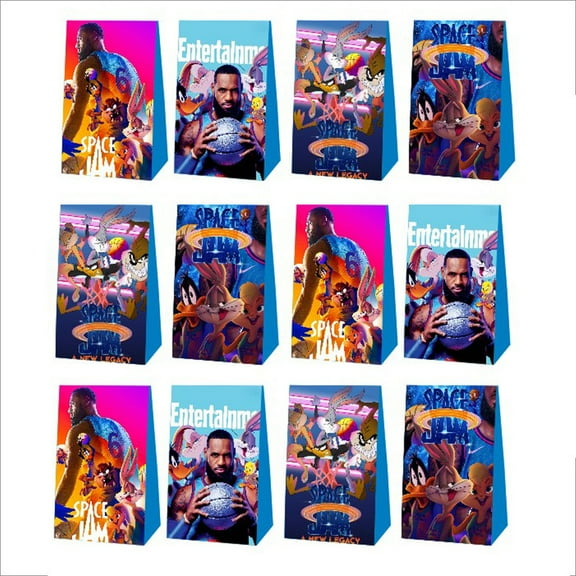 Spcace Jam Goodie Bags Party Favor Candy Decorations Treat Supplies Birthday