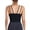 Black, variant on Women's Strappy Sports Bra Moderate Support Fitness Workout Yoga Bra