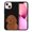 Brown Toy Poodle Dog, variant on FINCIBO Soft Rubber Protector Cover Case for Apple iPhone 13 mini 5.4" 2021 (NOT FIT Apple iPhone 13 Pro 6.1" 2021/iPhone 13 6.1" 2021/iPhone 13 Pro Max 6.7" 2021), Basset Hound Dog