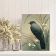 thumbnail image 2 of Black Bird In Rain Canvas Print，Nature Wall Decor for Living Room Bedroom Hallway Entryway, 2 of 8
