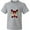 AC-Heather Grey, variant on Inktastic Cute Flannel Reindeer with Christmas Bulbs and Snowflakes Youth T-Shirt