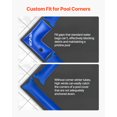 thumbnail image 4 of VEVOR Corner Pool Water Tubes, 4 Pack 22.4 x 22.2 in, Corner Winter Water Bags with Leakproof Screw Cap, 0.4mm Heavy Duty PVC, Cold-Resistant Weights for Inground Swimming Pool Covers, 4 of 9