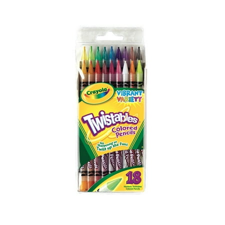 Twistables Colored Pencils - Crayola 18 count Twistables Colored Pencils