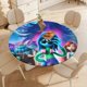 thumbnail image 4 of Ruby Gillman: Kraken adolescente-theme Fitted Round Tablecloths Elastic Edged Table Covers Waterproof Table Cloth for Kitchen Holiday Party Tables Decor 150cm, 4 of 6