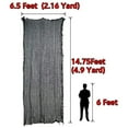 thumbnail image 3 of Halloween Creepy Cloth Super Size Grey Spooky Roving Grid Scary Home Decorate, 3 of 5