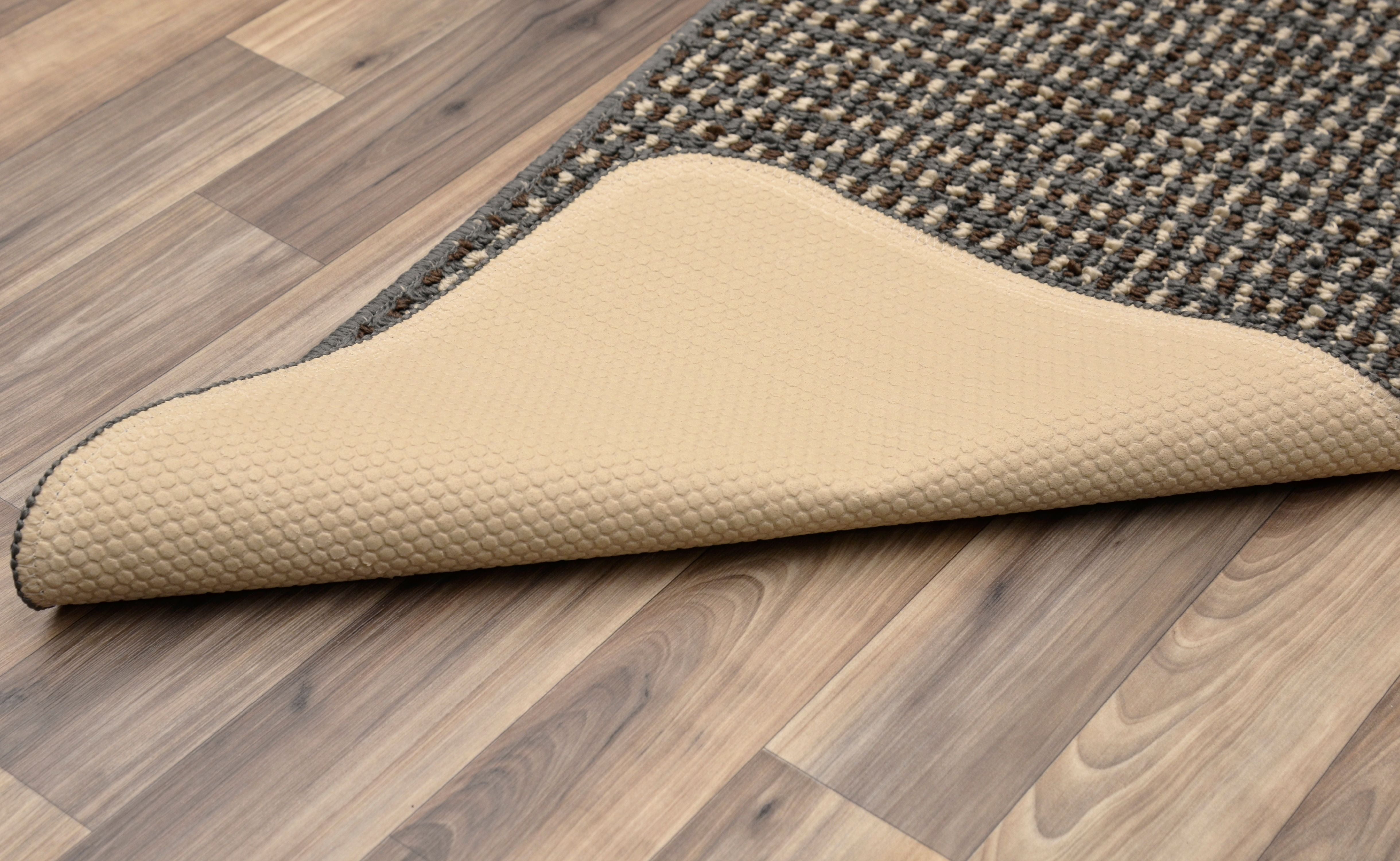 Garland Rug Berber Coloriations 2pc Kitchen Rug 18 in. x 28 in. Slice & 18 in. x 28 in. Mat Cinder Gray