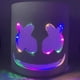 thumbnail image 4 of Máscara de goma EVA luminosa con LED y 100 sílabas eléctricas para DJ con malvavisco, 4 of 5