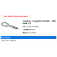 thumbnail image 2 of Tow Hook - Compatible with 2004 - 2007 BMW 525i 2005 2006, 2 of 2