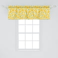 thumbnail image 2 of Ambesonne Pear Window Valance, Fruit Basket Yummy Healthy, 54" X 18", Mustard Lime Green, 2 of 3