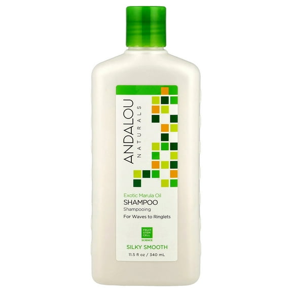 Andalou Naturals Silky Smooth Shampoo - Exotic Marula Oil - 11.5 Fl Oz
