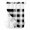 Black White, variant on No Hook Shower Curtain, Beige Plaid Extra Long Bathtub Curtains with Snap in Liner, Spring Summer Farmhouse Buffalo Checkered Waterproof Washable Fabric Shower Curtain Set, 72"W x 96"L