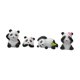 thumbnail image 2 of 4 figuras de panda de resina para decoración de jardín, encantadores para jardines de hadas, coches, casas, salas de estar., 2 of 9